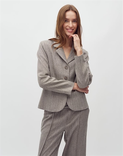 mbyM - Niona-M Blazer - Pepper Grey Melange